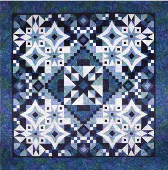 Asteria-Greek Goddess of the Stars, Block of the Month by Tiffany Hayes of Needle in a Hayes Stack Asteria-Greek Goddess of the Stars, Block of the Month by Tiffany Hayes of Needle in a Hayes Stack