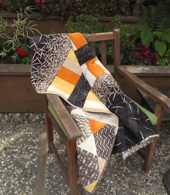 Hexagon quilt by margaret Glendening using Pop Rox fabric Hexagon quilt by margaret Glendening using Pop Rox fabric