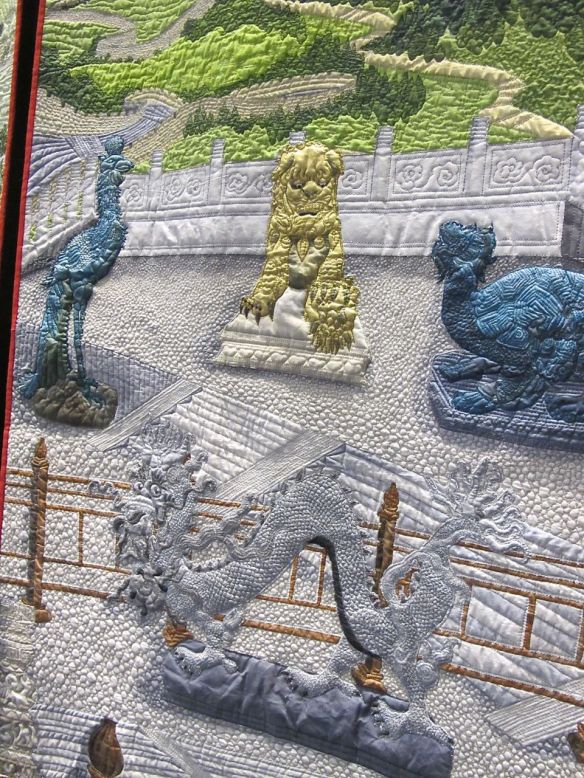 Detail of Chinese Journey in Three Parts by Stephanie Crawford, UK Detail of Chinese Journey in Three Parts by Stephanie Crawford, UK