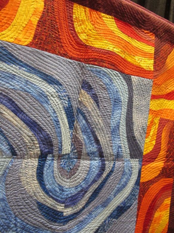 Detail of Fire & Ice by Klara Schafler-Landesberg. Israel Detail of Fire & Ice by Klara Schafler-Landesberg. Israel