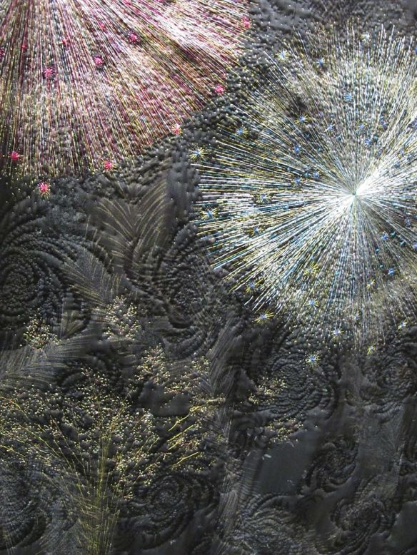 Detail of Fireworks by Chieko Baba. Japan Detail of Fireworks by Chieko Baba. Japan