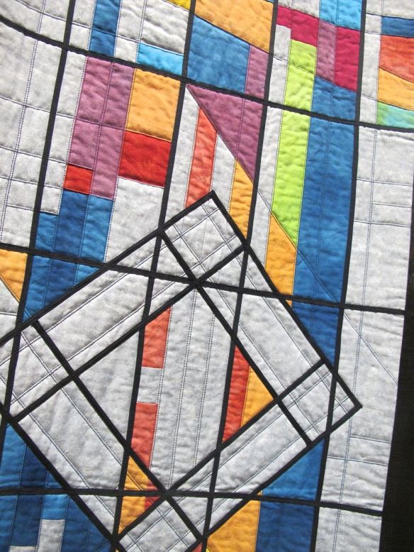 Detail of Memorial Star Quilt by Fiona Macaulay Davies, UK Detail of Memorial Star Quilt by Fiona Macaulay Davies, UK