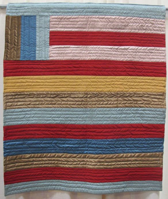 Lazy Gal Variation by Allyson Allen, Original Quilt by Arcola Pettway Lazy Gal Variation by Allyson Allen, Original Quilt by Arcola Pettway