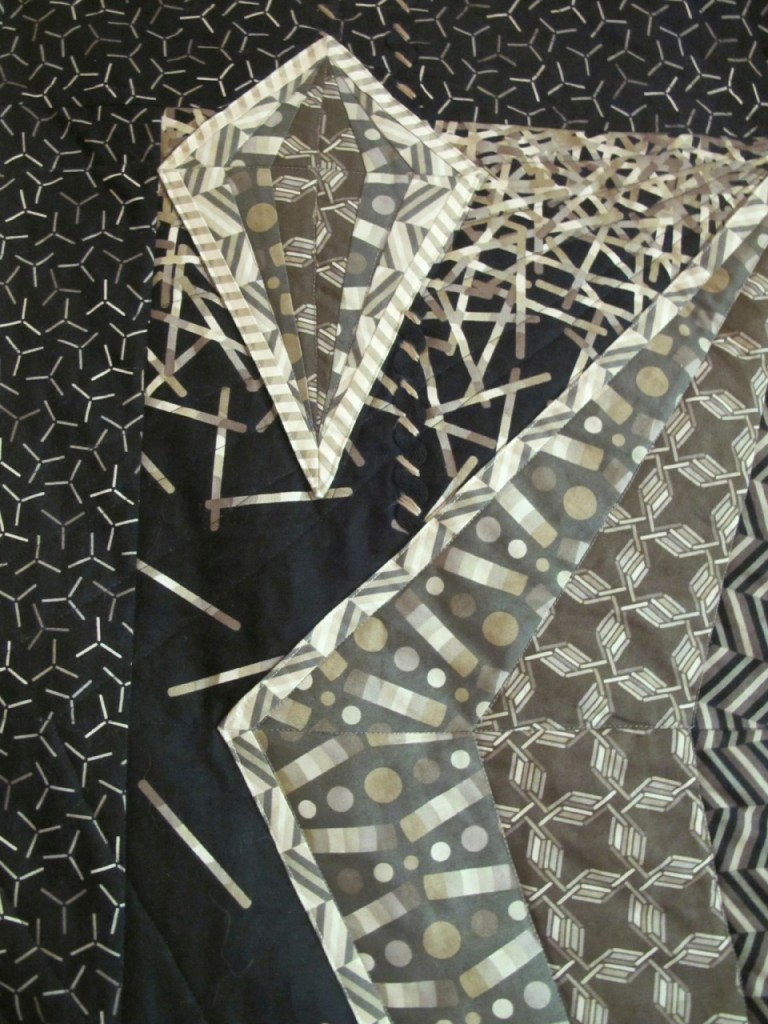 Pop Pendants quilt by Ann Haley using Pop Rox by Carol Van Zandt