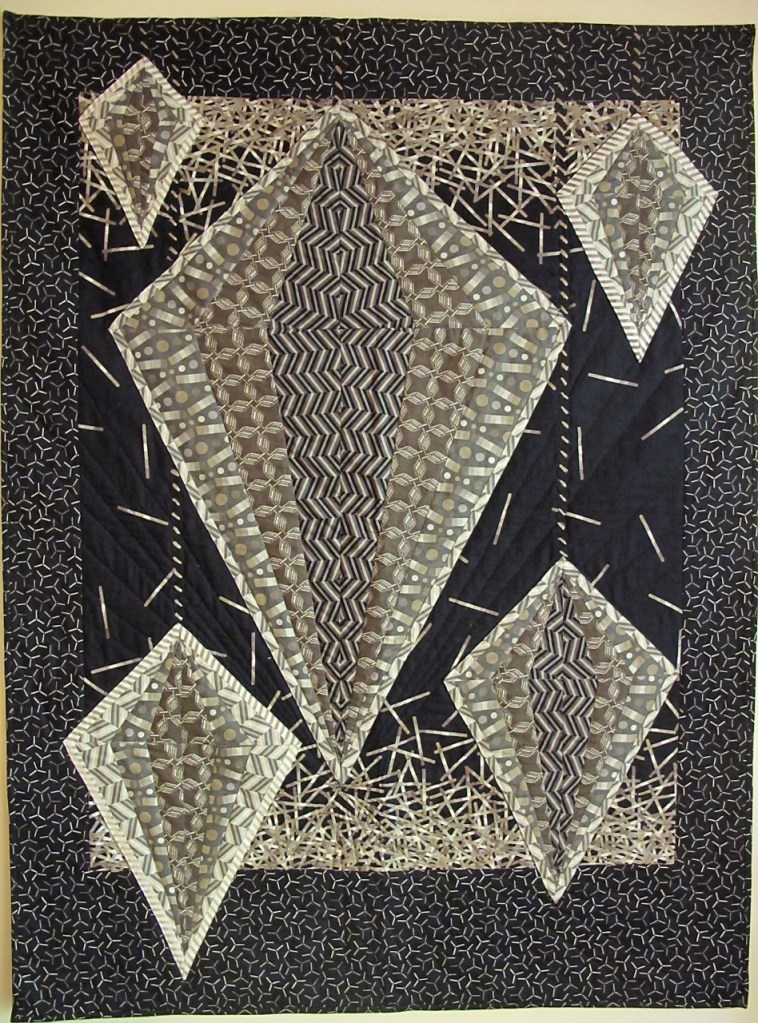 Pop Pendants quilt by Ann Haley using Pop Rox by Carol Van Zandt