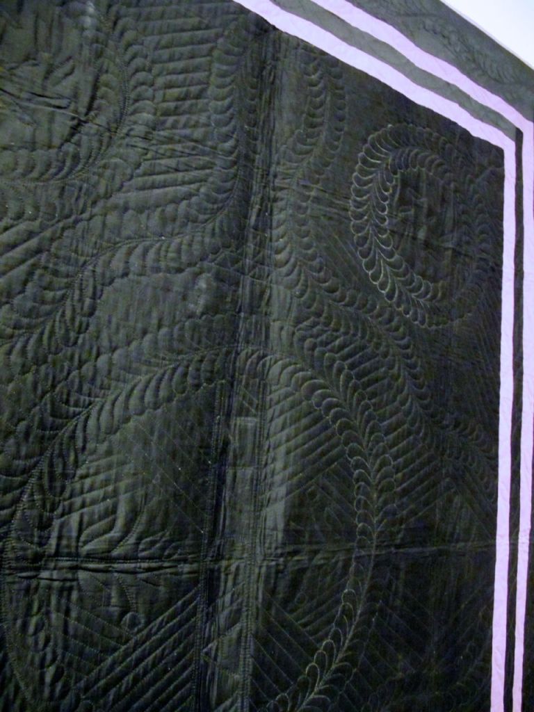 Split Bars, c. 1920. Unknown Maker, Initialed M on the back. Holmes County. Cotton.