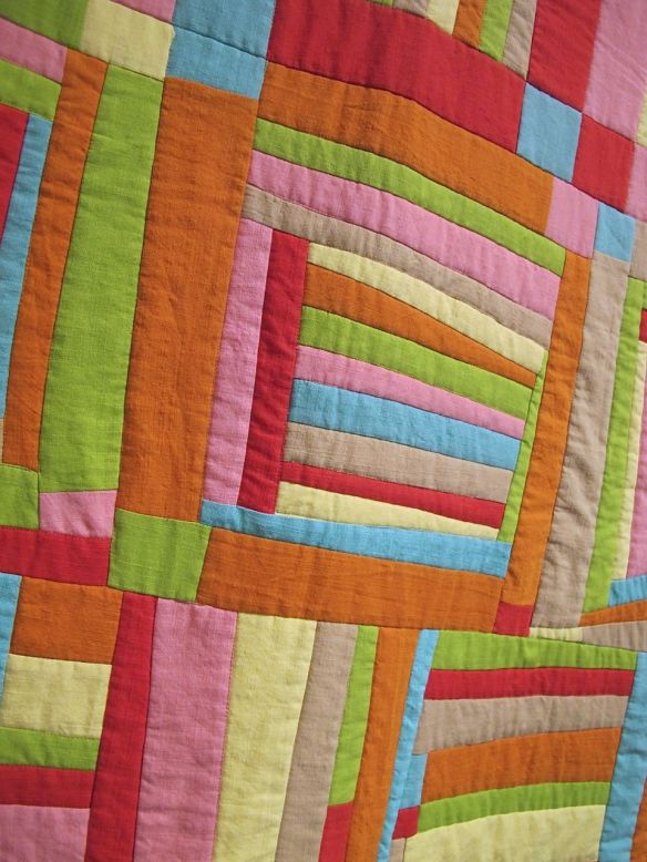 Circus Improv by Carol Van Zandt 2014, using Andover textured solids Circus Improv by Carol Van Zandt 2014, using Andover textured solids