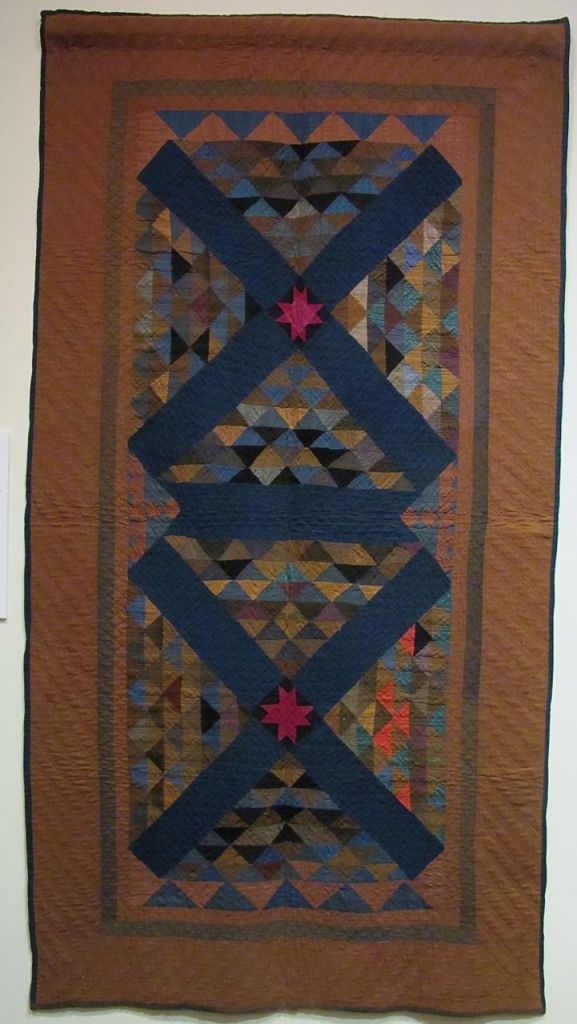 Railroad Crossing, c. 1875-85. Unknown maker. Mt. Hope, Holmes County. Cotton. 