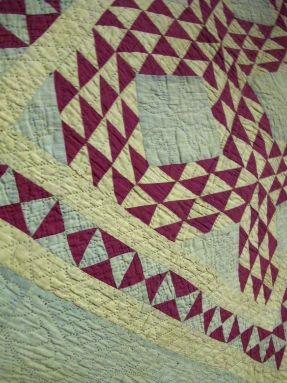 Ocean Waves, c. 1890-1900. Unknown maker. Holmes County. Cotton.