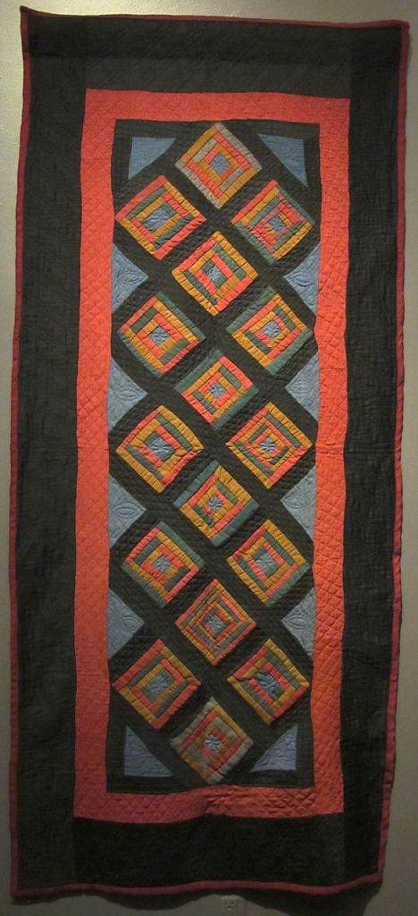 Lounge Quilt, c. 1920. Unknown maker. Holmes County. Cotto  and wool.