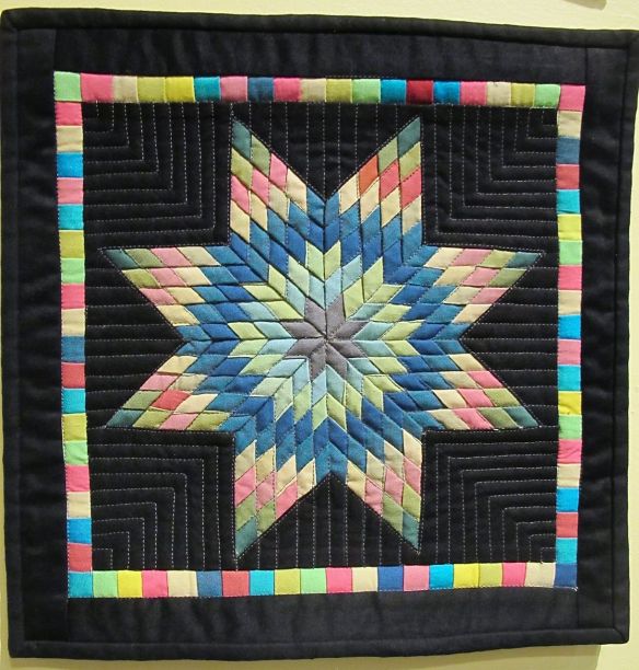 Mini Quilt 12"x12" by Stacey Sharman