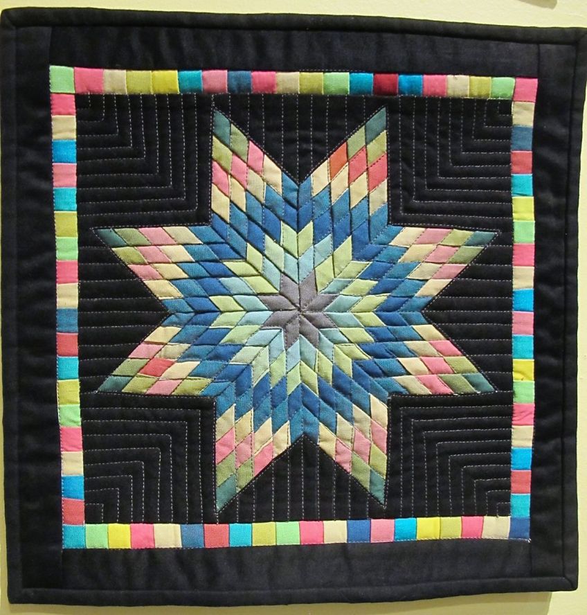 Mini Quilt 12"x12" by Stacey Sharman