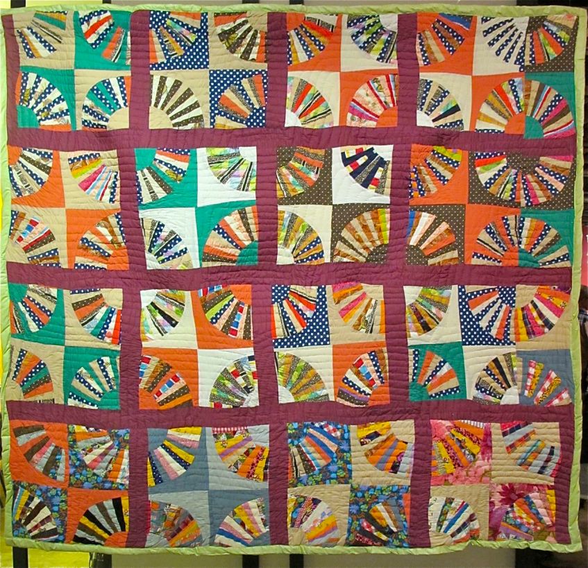 Fan c. 1975-2000 Found in Wood County, Texas. From the collection of Roderick Kiracofe