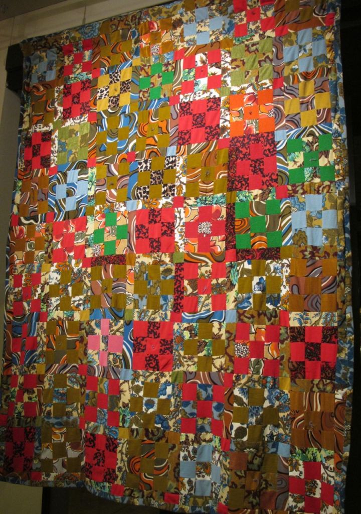 Nine Patch (reverse side) c..1975-2000 Found in Texas from the collection of Roderick Kiracofe