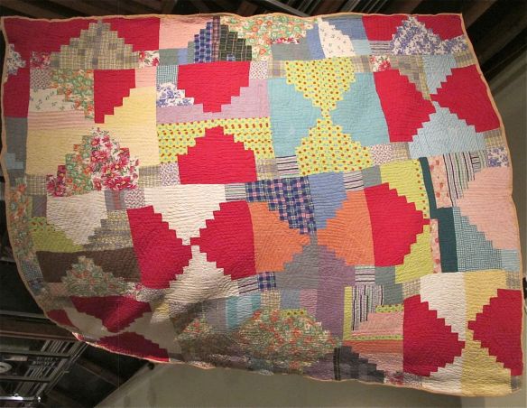 Courthouse Steps (Log Cabin), variation, c. 1950-1975, Found in San Francisco,from the collection of Roderick Kiracofe