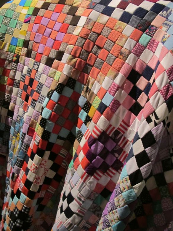 Mosaic Rose (based on One Patch) c. 1950-2000, found in Arkansas, from the collection of Roderick Kiracofe