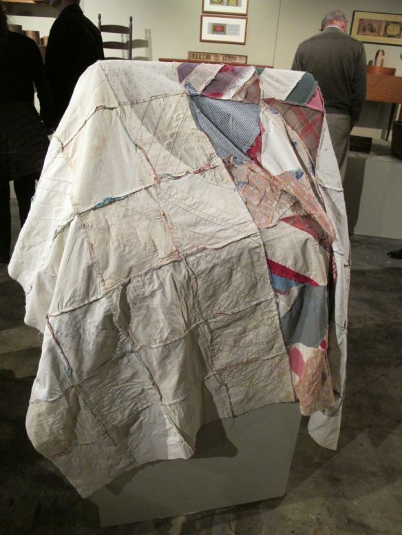 String (unfinished top) reverse side, c. 1940-1960. Found in Ohio. From the collection of Roderick Kiracofe.