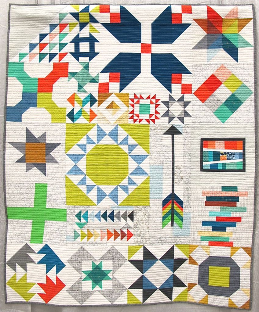 Long Island Modern Sampler by Kim Soper, Centerport, New York