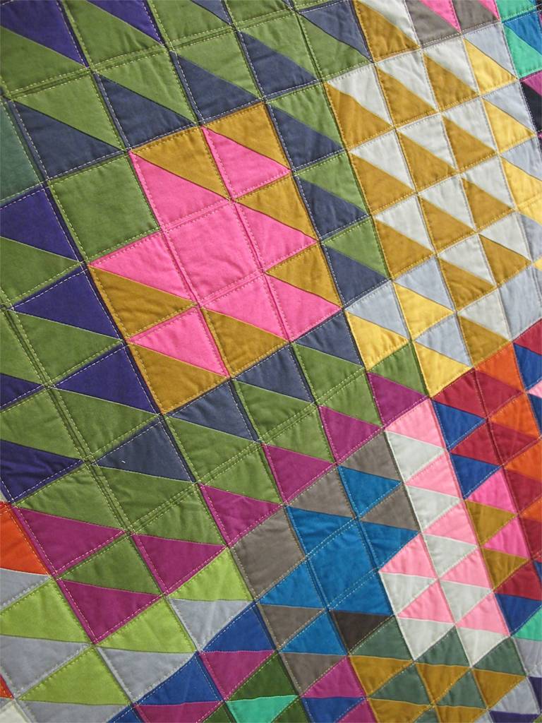 Half Square Triangles by Tara Faughnan, Oakland, California