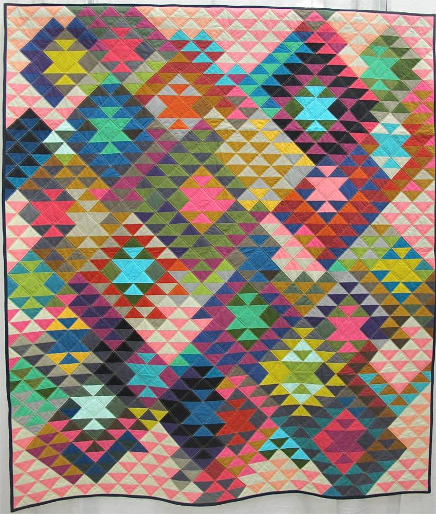 Half Square Triangles by Tara Faughnan, Oakland, California