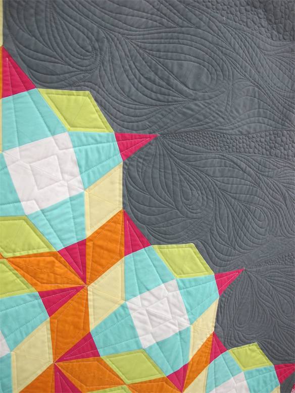 Freeflow by Lee Heinrich, Mequon, Wisconsin, quilted by Anne Books
