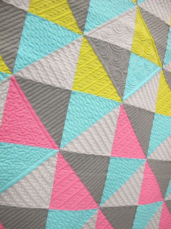 Color in Flight by Cynthia Whitten. Ladera Ranch, California. Quilted by Helen Baczynski.