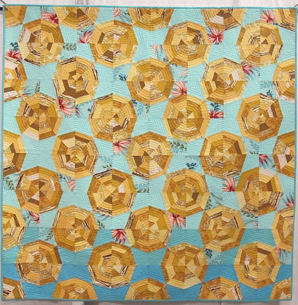 Spiderweb by Leslie Schmidt, Brooklyn, NY. Quilted by Cami Cress, aaquilting.com