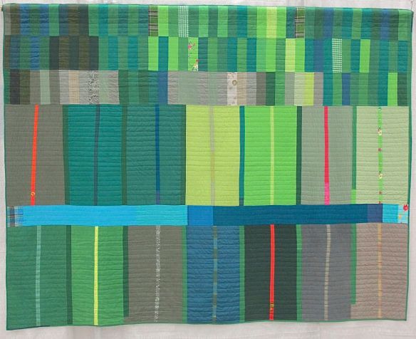 Fuzhou Fujian by Patricia Lutteral. Martinez, Buenos Aries, Argentina. 1st place, Handwork Category, QuiltCon 2015