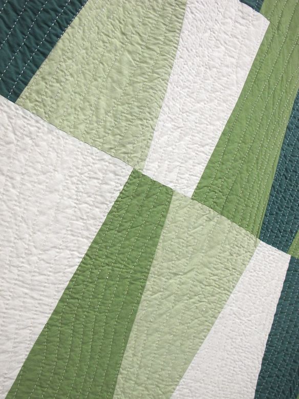 North Alabama Hillsides by Cathy Fussel. Columbus, Georgia. 2nd Place, Handwork Category, QuiltCon 2015