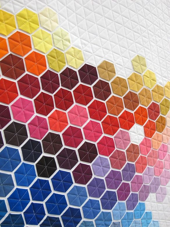 Geometric Rainbow by Nicole Daksiewicz. Chicago, Illinois.