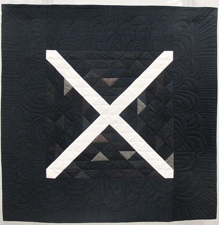 X Quilt by Stacey Sharman. Berkeley, California.