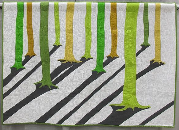 Grove by Casey York. St. Louis, Missouri. Quilted by Angela Walters.