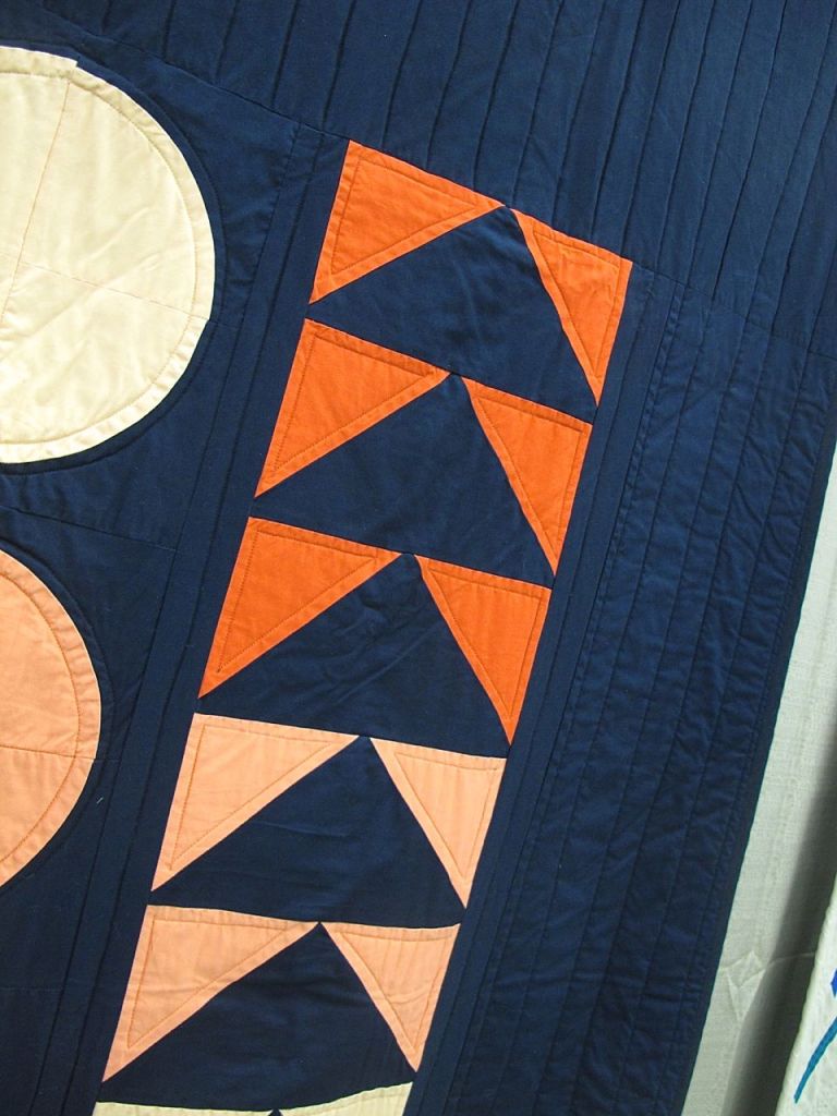 Wooden Block Quilt by Sarah Laws. Portland, Oregon.