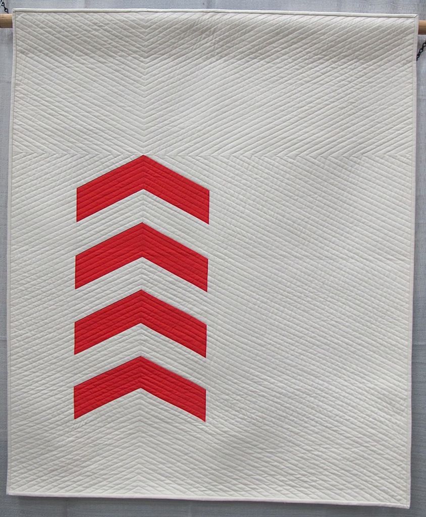 Ascend by Nicole Neblett. Chapel Hill, North Carolina. 2nd place, Minimalist Design Category QuiltCon 2015