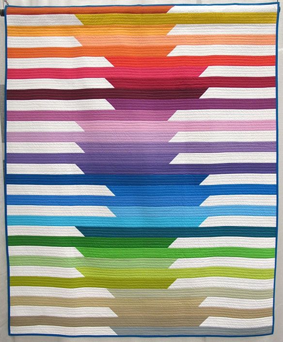 Cascade Quilt by Kristi Schroeder. Dallas, Texas.