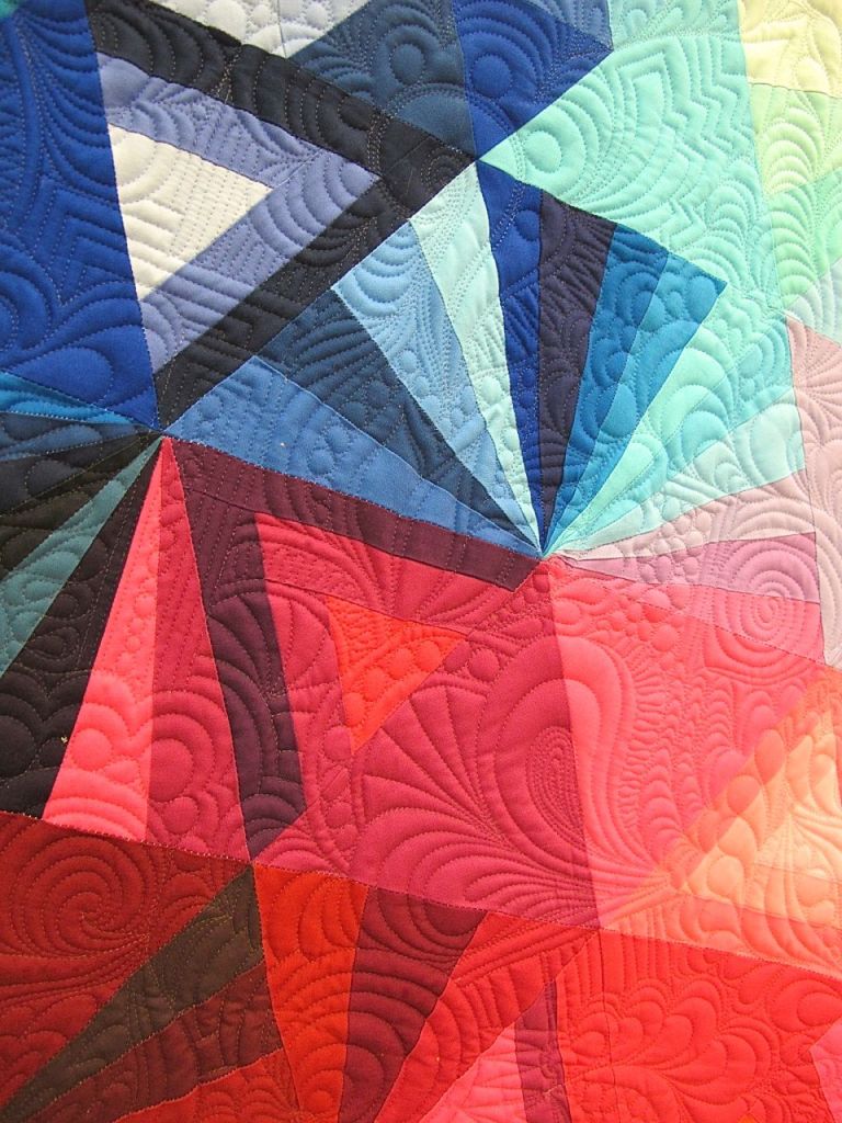 Tessellation 3 by Nydia Kehnle. Monroe, New York. Quilted by Karlee Porter.
