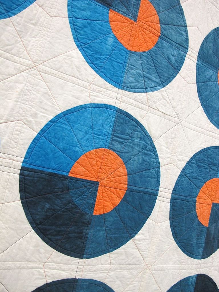 Blue Circle Quilt by Kim Eichler-Messmer. Kansas City, Kansas.