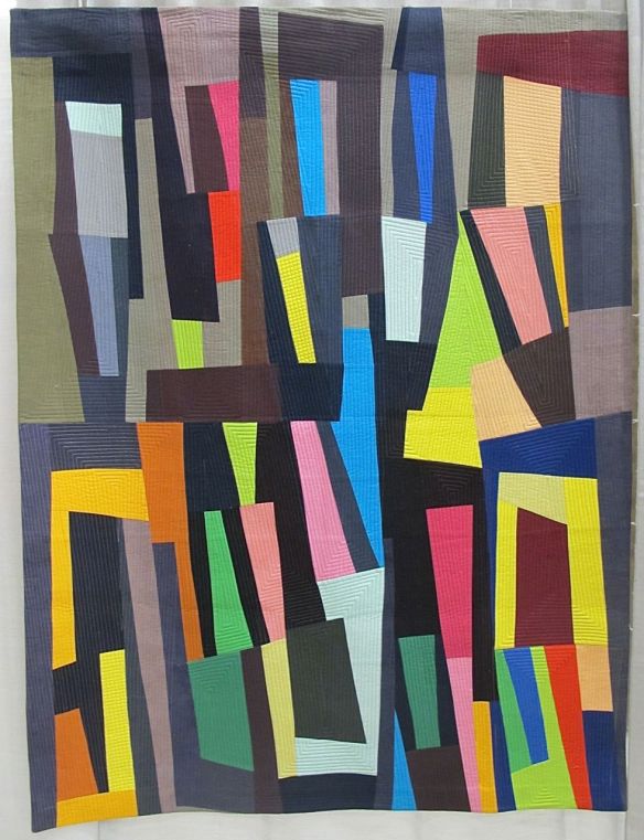 Aleph Bet by Serena Brooks. Los Angeles, CA. 2nd Place Improvisation category, QuiltCon 2015.