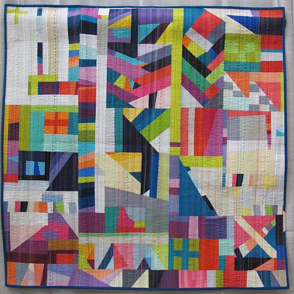 The Rabbit Hole by Nydia Kehnle. Monroe, NY. 1st Place Improvisation Category, QuiltCon 2015