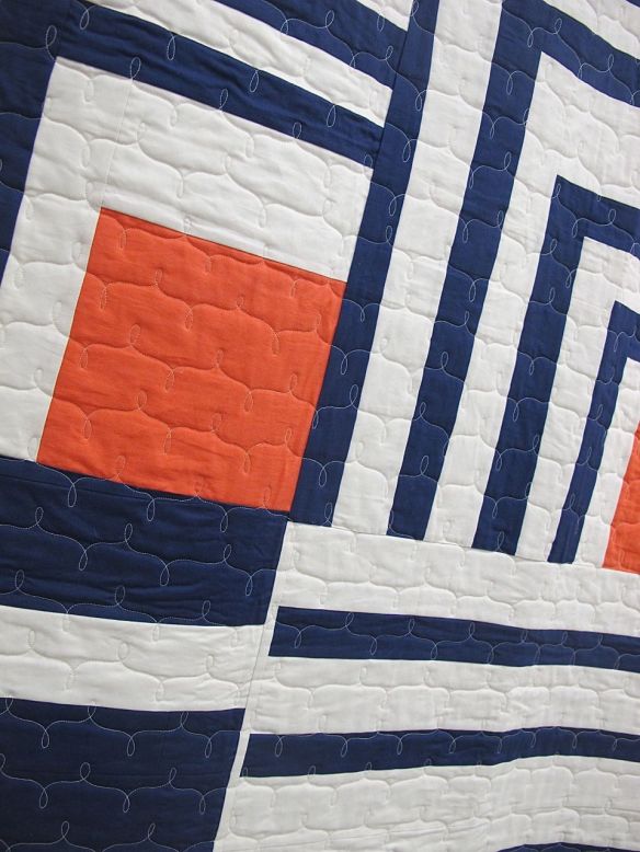 Untitled (Improv Half-Log Cabin) by Heather Jones. Springboro, Ohio.