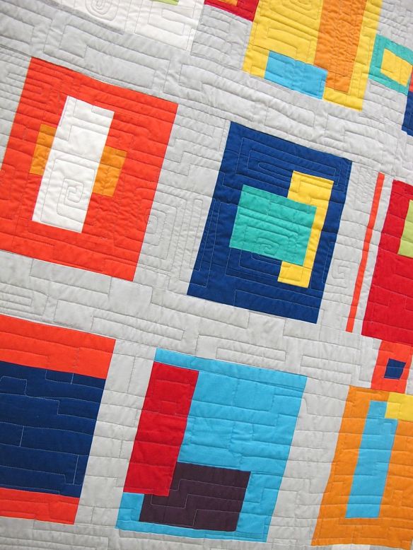 Blocks from the Crayon Box by Carolyn Griffith. Abilene, Texas.