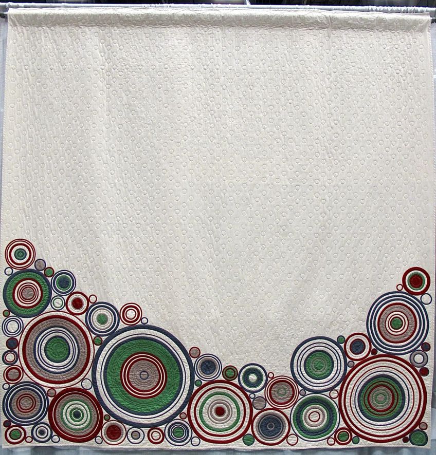 Stock on Hand, Katherine Jones. Chigwell, Tasmania, Australia. 2nd place, Bias Tape Challenge, QuiltCon 2015.