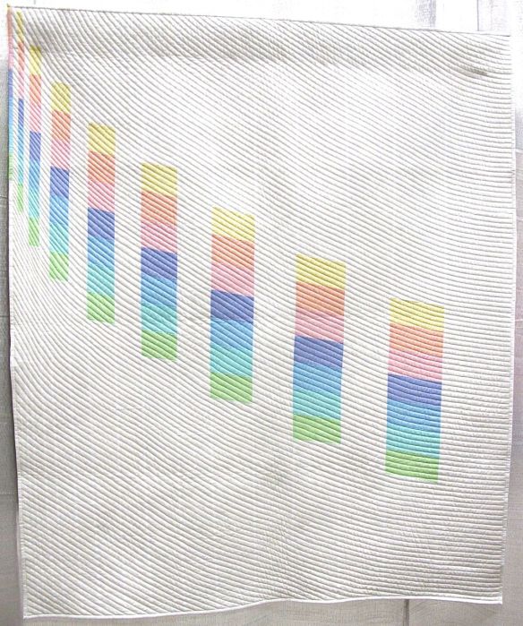 7 Up by Debra Jalbert. Clermont, Florida. 1st Place, Michael Miller Fabric Challenge, QuiltCon 2015.