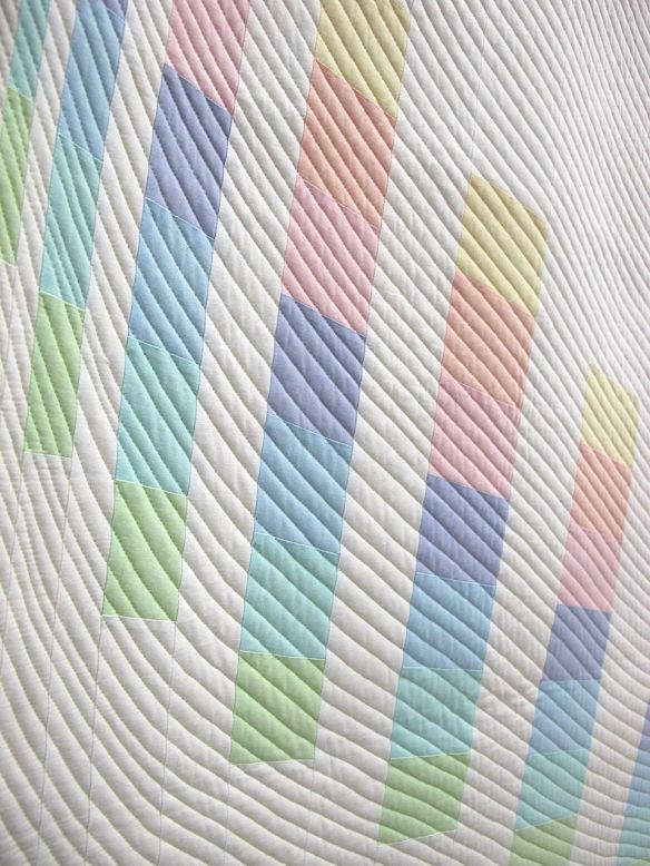 7 Up by Debra Jalbert. Clermont, Florida. 1st Place, Michael Miller Fabric Challenge, QuiltCon 2015.