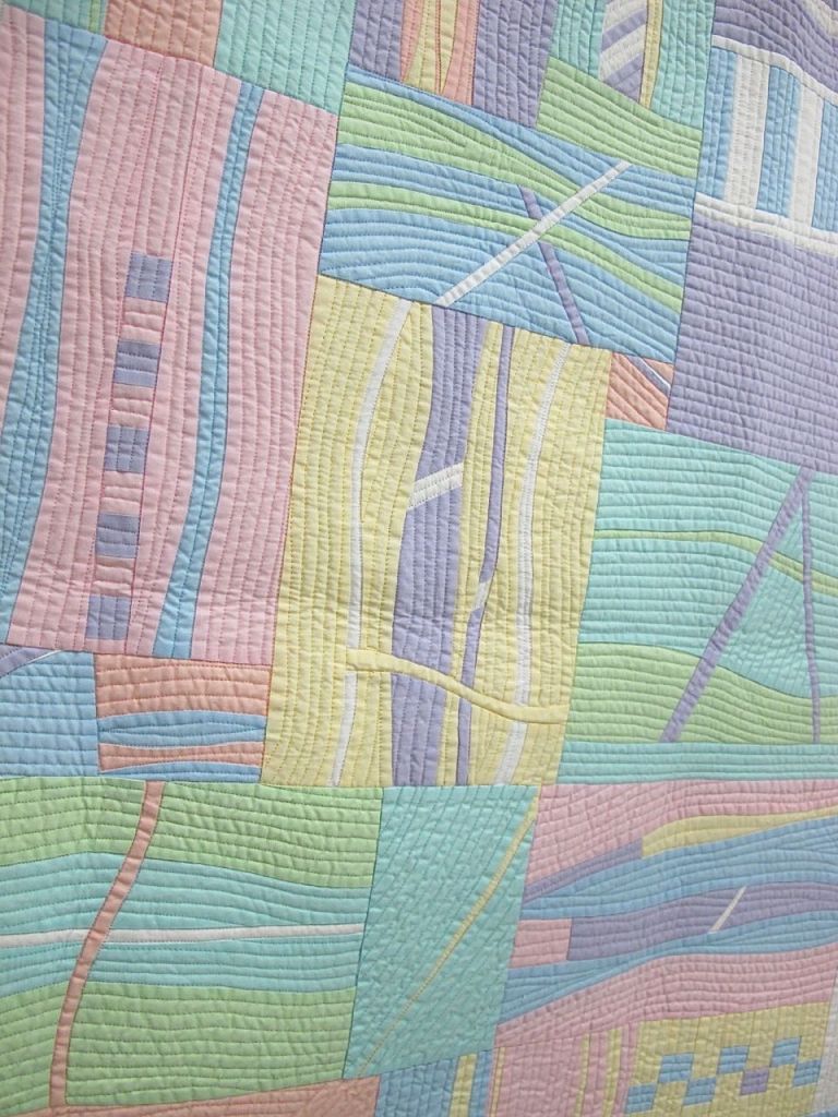 Passages by Patty Simmons. Lee's Summit, Missouri. 3rd Place, Michael Miller fabric challenge. QuiltCon 2015.