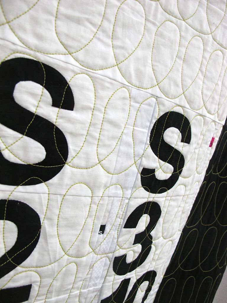 Anniversary Quilt by Katrina Hertzer. Calgary, Alberta, Canada. 2st Place, Applique category, QuiltCon 2015