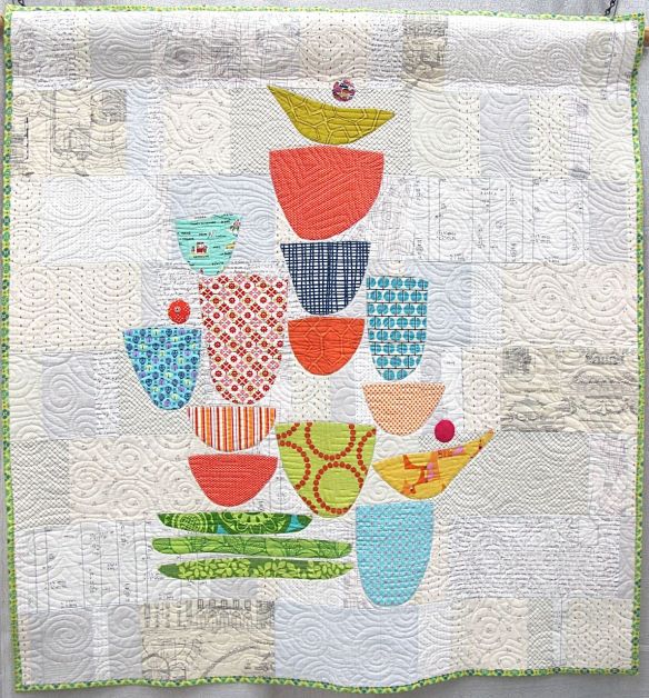 The Dishes Can Wait by Rachel Kerley. Hillsboro, Oregon. 2nd Place, Applique Category, QuiltCon 2015.