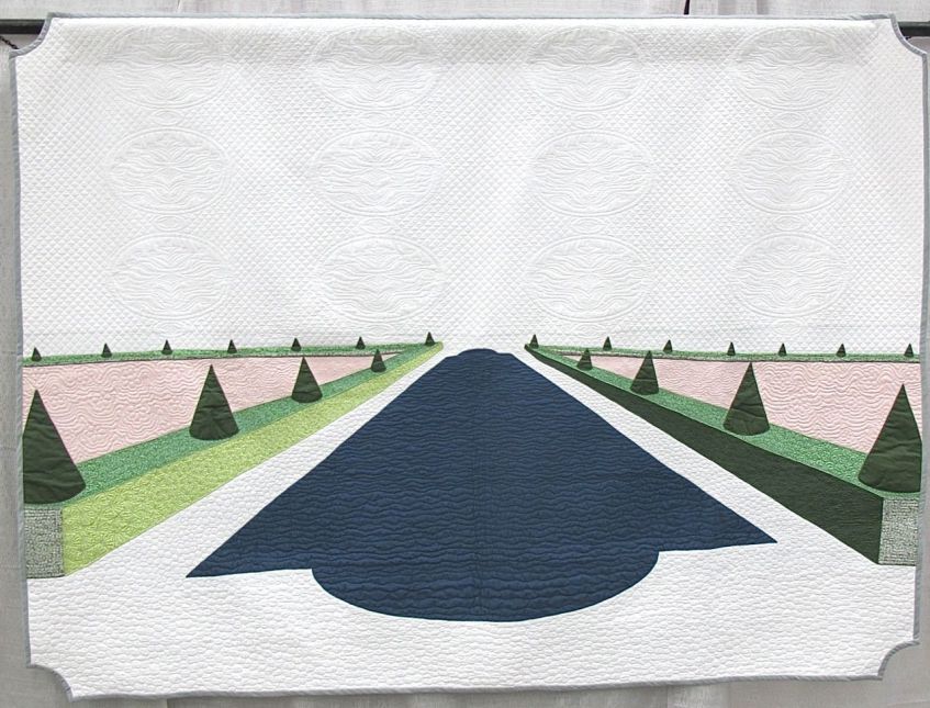 Grand Canal by Casey York. St. Louis, Missouri. Quilted by Ann McNew.