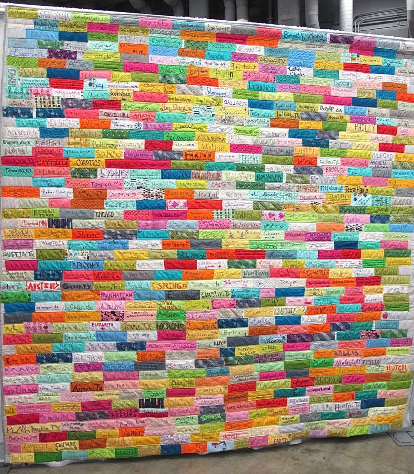 Hometown Quilt by Gina Pina. Austin, Texas.