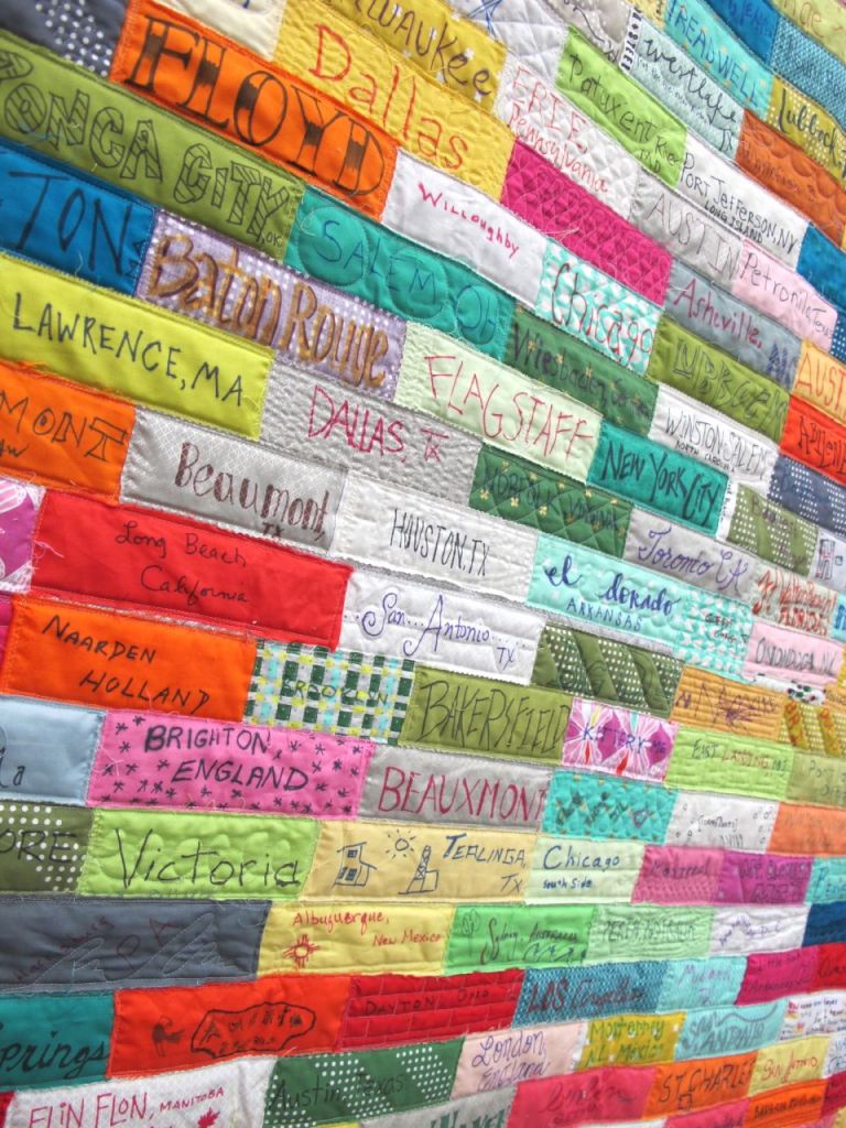 Hometown Quilt by Gina Pina. Austin, Texas.